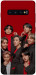 Чохол BTS in red для Galaxy S10 Plus (2019)