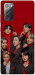 Чохол BTS in red для Galaxy Note 20