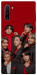 Чохол BTS in red для Galaxy Note 10 (2019)