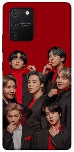 Чехол BTS in red для Galaxy S10 Lite (2020)