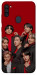 Чохол BTS in red для Galaxy M11 (2020)