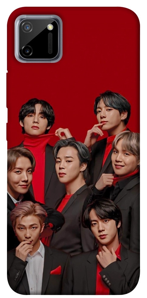 Чехол BTS in red для Realme C11