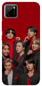 Чехол BTS in red для Realme C11