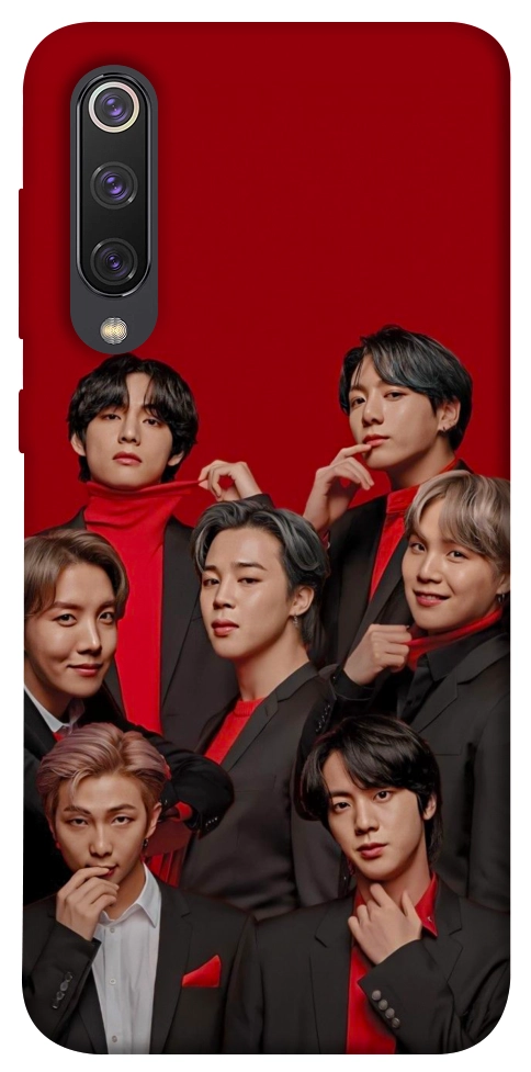 Чохол BTS in red для Xiaomi Mi 9 SE