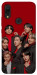 Чехол BTS in red для Xiaomi Redmi 7