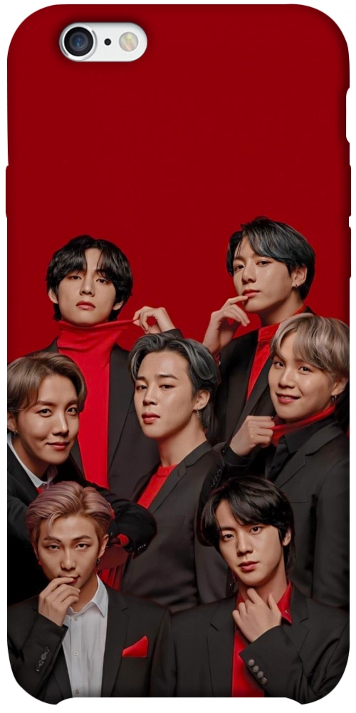 Чехол BTS in red для iPhone 6S Plus