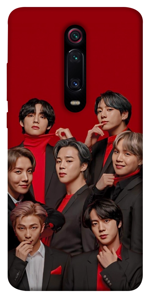 Чохол BTS in red для Xiaomi Mi 9T