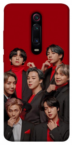 Чохол BTS in red для Xiaomi Mi 9T