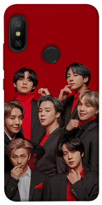 Чехол BTS in red для Xiaomi Mi A2 Lite