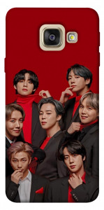 Чохол BTS in red для Galaxy A5 (2017)