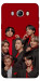 Чехол BTS in red для Galaxy J7 (2016)