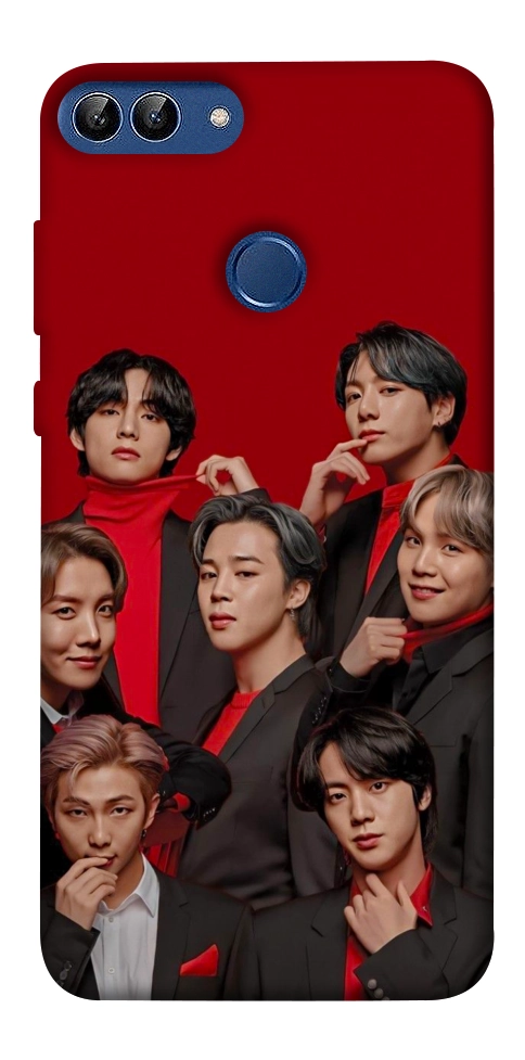Чохол BTS in red для Huawei P Smart
