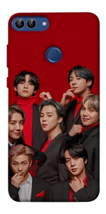 Чохол BTS in red для Huawei P smart