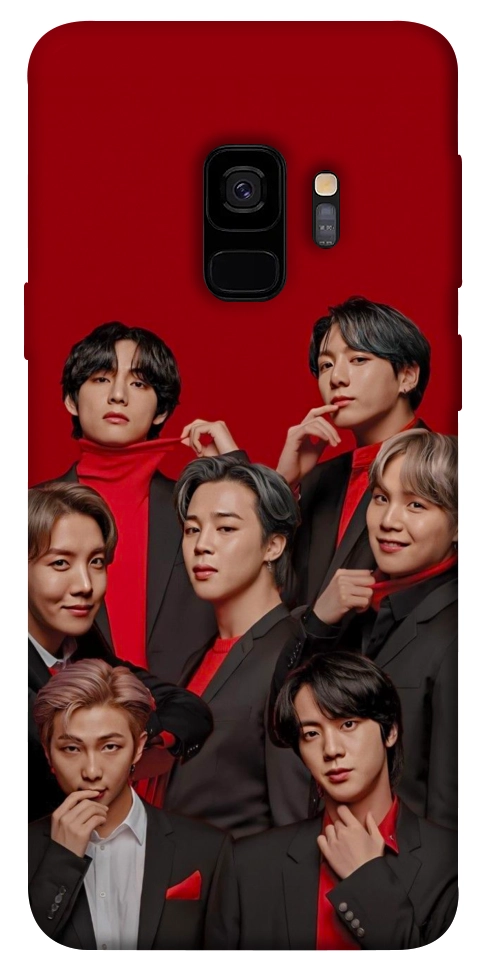 Чохол BTS in red для Galaxy S9