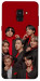 Чехол BTS in red для Galaxy A8 (2018)
