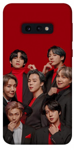 Чехол BTS in red для Galaxy S10e