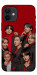 Чохол BTS in red для iPhone 12 mini