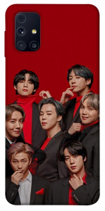 Чехол BTS in red для Galaxy M31s