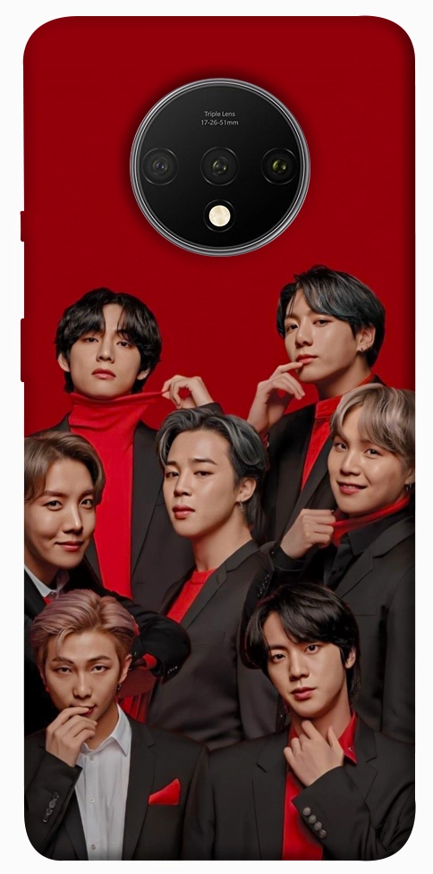 Чохол BTS in red для OnePlus 7T