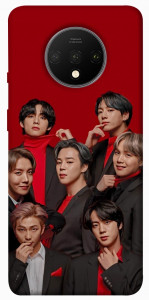 Чохол BTS in red для OnePlus 7T