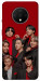 Чохол BTS in red для OnePlus 7T