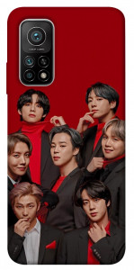 Чехол BTS in red для Xiaomi Mi 10T Pro