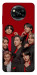 Чохол BTS in red для Xiaomi Poco X3 NFC