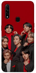Чехол BTS in red для Oppo A31