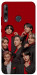 Чехол BTS in red для Huawei P40 Lite E