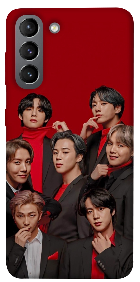 Чехол BTS in red для Galaxy S21