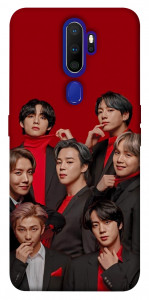 Чехол BTS in red для Oppo A5 (2020)