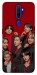 Чехол BTS in red для Oppo A9 (2020)