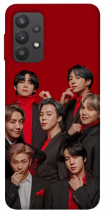 Чехол BTS in red для Galaxy A32 4G