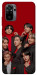 Чохол BTS in red для Xiaomi Redmi Note 10