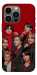 Чехол BTS in red для iPhone 13 Pro