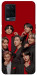 Чехол BTS in red для Oppo A54 4G