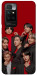 Чехол BTS in red для Xiaomi Redmi 10