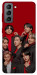 Чехол BTS in red для Galaxy S21 FE