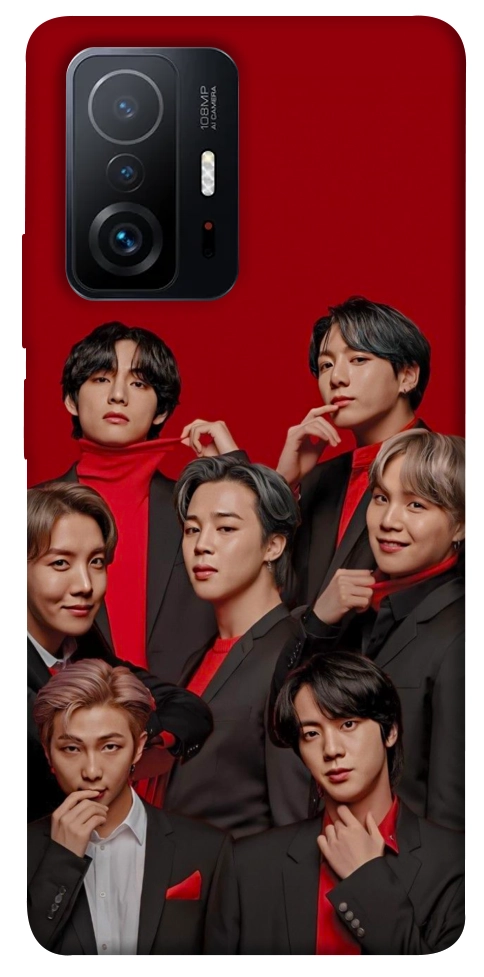 Чехол BTS in red для Xiaomi 11T