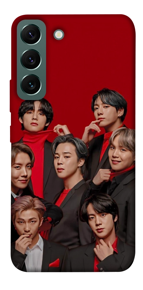 Чехол BTS in red для Galaxy S22