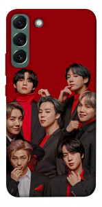 Чехол BTS in red для Galaxy S22+