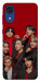 Чехол BTS in red для Galaxy A03 Core
