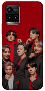 Чохол BTS in red для Vivo Y21