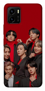 Чохол BTS in red для Vivo Y15s