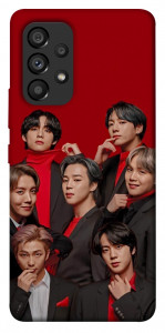 Чехол BTS in red для Galaxy A53