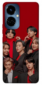 Чохол BTS in red для TECNO Camon 19 Pro (CI8n)