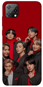Чехол BTS in red для Blackview A55
