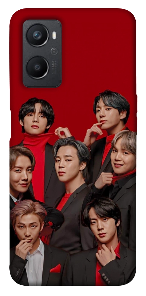 Чехол BTS in red для Oppo A96