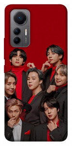 Чехол BTS in red для Xiaomi 12 Lite