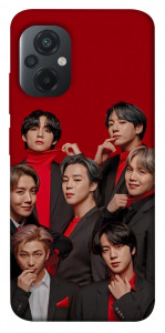 Чохол BTS in red для Xiaomi Poco M5
